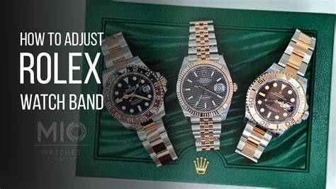 how to resize rolex watch band|adjusting Rolex watch jubilee strap.